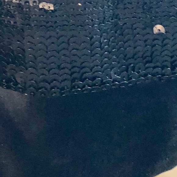 Black Sequin Dress.  Size Small - Picture 3 of 5